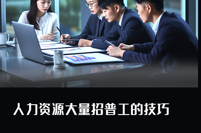人力资源大量招普工的技巧