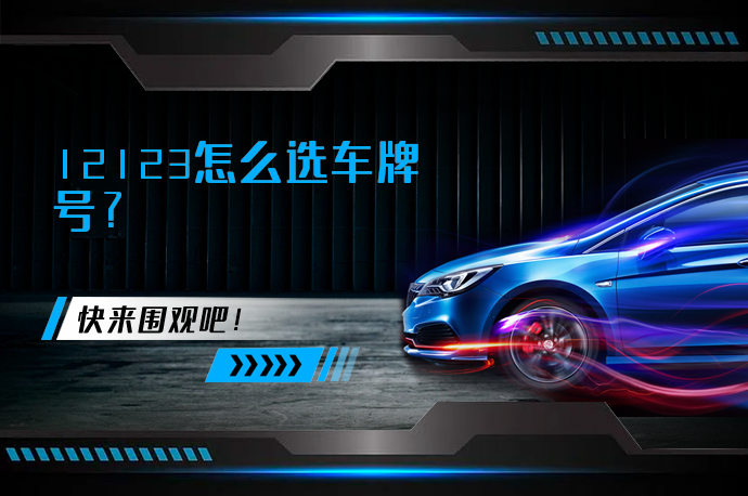12123怎么选车牌号_58汽车