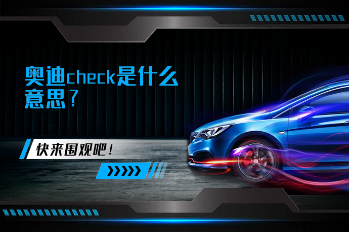 奥迪check是什么意思_58汽车