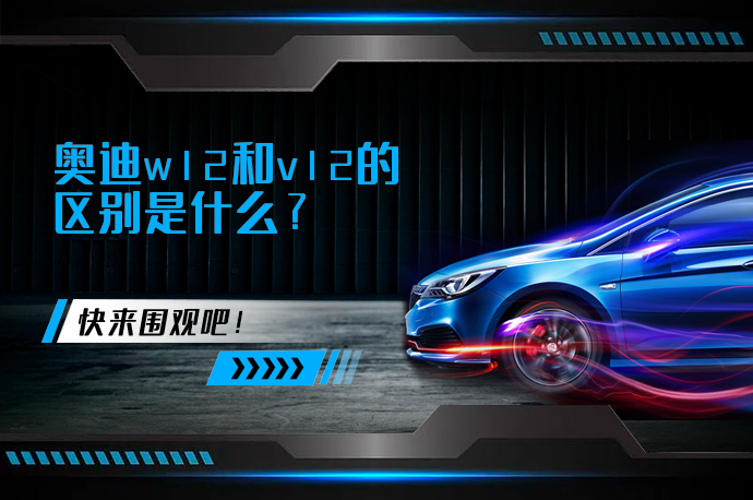 奥迪w12和v12的区别是什么_58汽车