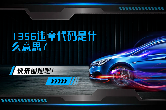 1356违章代码是什么意思？