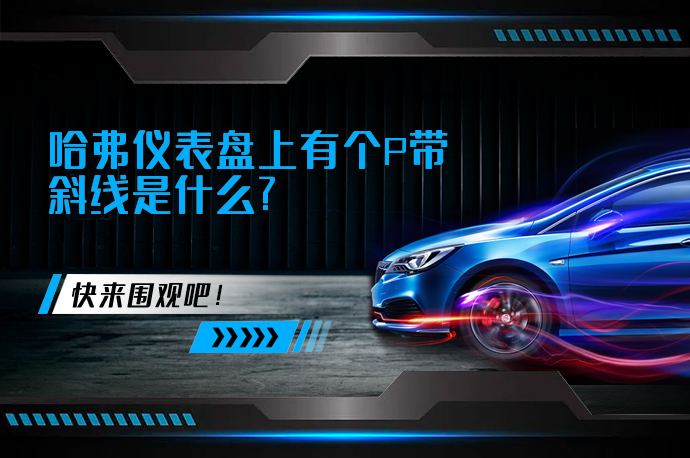 哈弗仪表盘上有个P带斜线是什么_58汽车