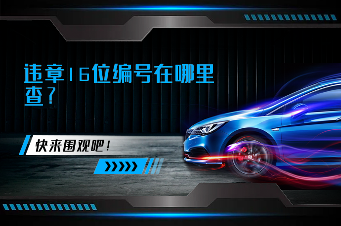 违章16位编号在哪里查_58汽车