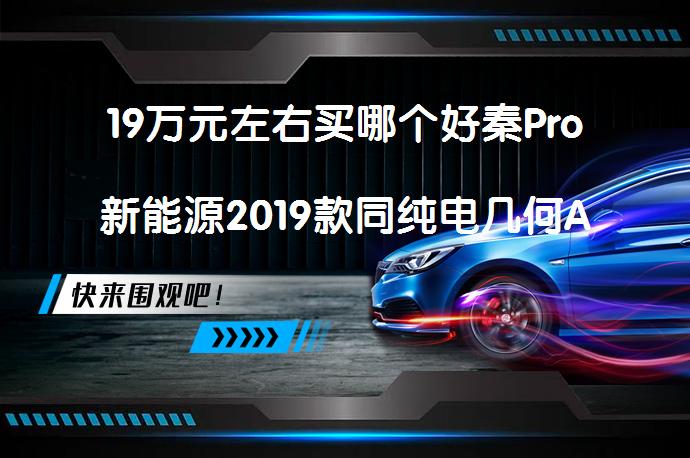 19万元左右买哪个好秦Pro新能源2019款同纯电几何A对比谁更好？_58汽车