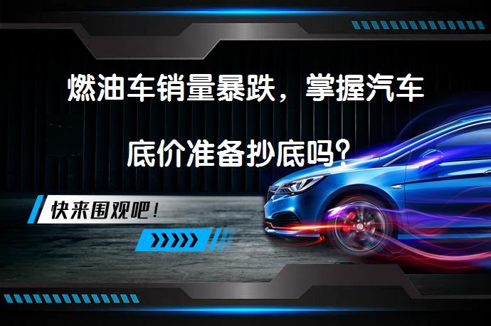 燃油车销量暴跌，掌握汽车底价准备抄底吗？_58汽车