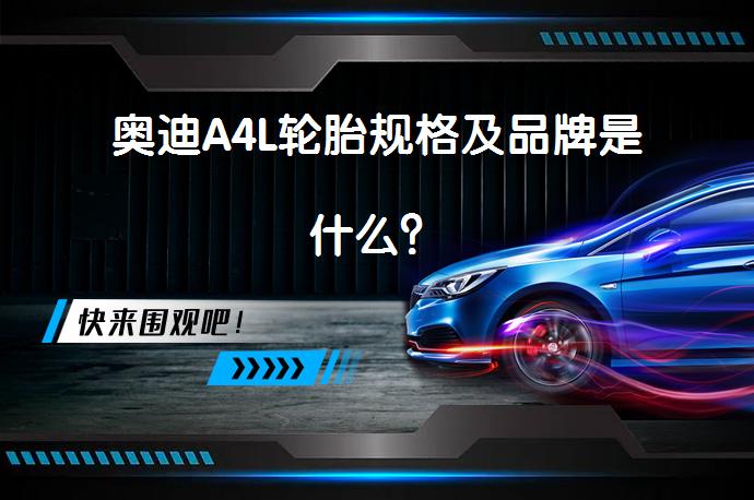奥迪A4L轮胎规格及品牌是什么？_58汽车