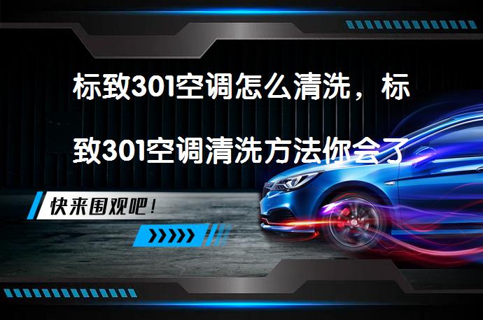 标致301空调怎么清洗，标致301空调清洗方法你会了吗？_58汽车