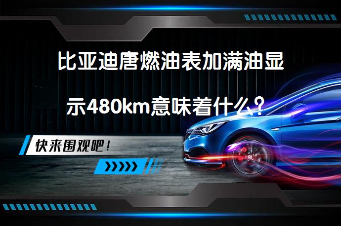 比亚迪唐燃油表加满油显示480km意味着什么？_58汽车