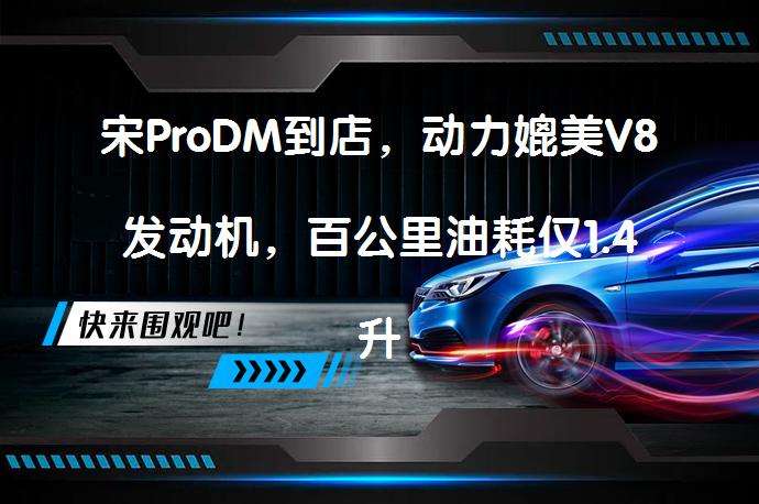 宋ProDM到店，动力媲美V8发动机，百公里油耗仅1.4升_58汽车