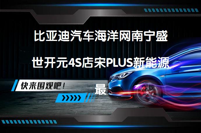 比亚迪汽车海洋网南宁盛世开元4S店宋PLUS新能源最新价格表欢迎鉴赏有优惠吗_58汽车