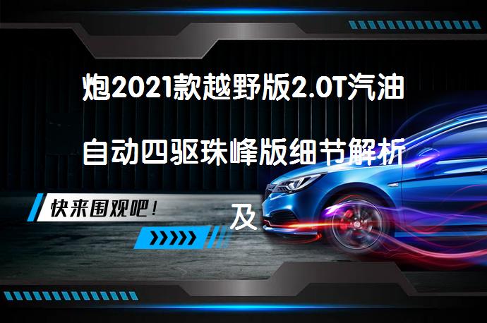 炮2021款越野版2.0T汽油自动四驱珠峰版细节解析及车主评价_58汽车