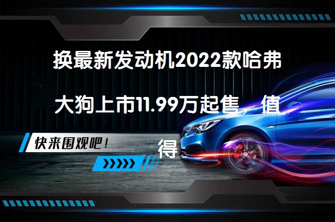 换最新发动机2022款哈弗大狗上市11.99万起售，值得买吗？_58汽车