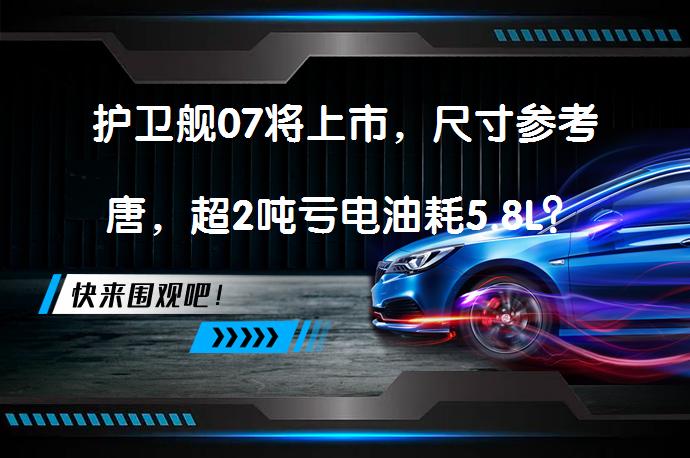 护卫舰07将上市，尺寸参考唐，超2吨亏电油耗5.8L？_58汽车