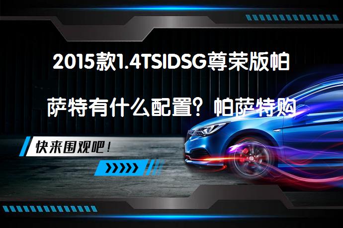 2015款1.4TSIDSG尊荣版帕萨特有什么配置？帕萨特购车手册_58汽车