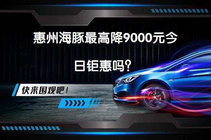 惠州海豚最高降9000元今日钜惠吗？_58汽车