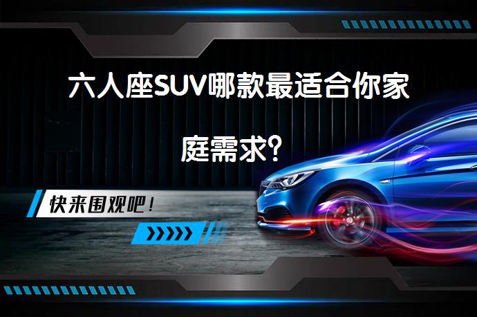 六人座SUV哪款最适合你家庭需求？_58汽车
