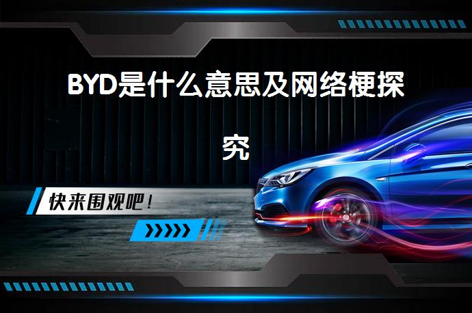 BYD是什么意思及网络梗探究_58汽车
