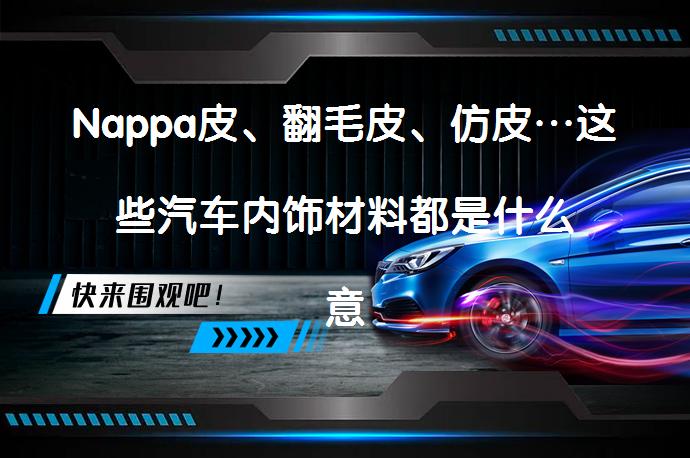 Nappa皮、翻毛皮、仿皮…这些汽车内饰材料都是什么意思？_58汽车