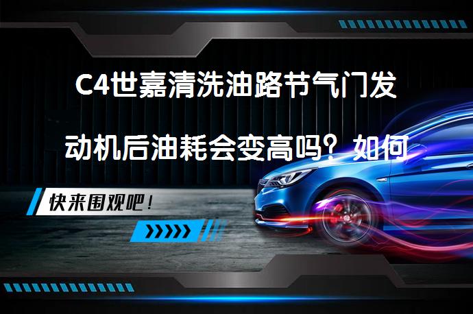 C4世嘉清洗油路节气门发动机后油耗会变高吗？如何解决_58汽车