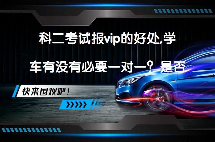 科二考试报vip的好处,学车有没有必要一对一？是否值得选择VIP学车服务？_58汽车