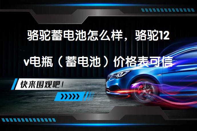 骆驼蓄电池怎么样，骆驼12v电瓶（蓄电池）价格表可信吗？_58汽车