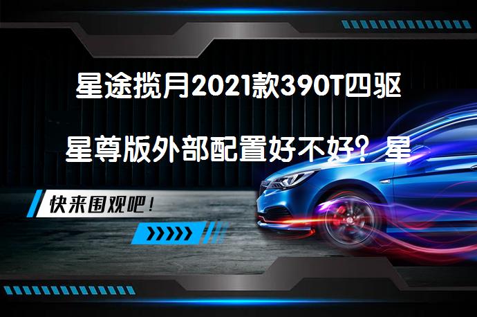 星途揽月2021款390T四驱星尊版外部配置好不好？星途揽月购车手册_58汽车